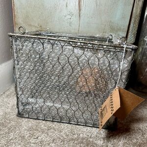 NWT Primitives by Kathy set of 2 wire storage baskets